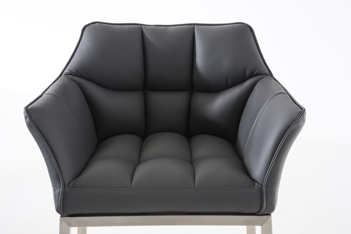Barstol Damaso skinnlook med firbensramme