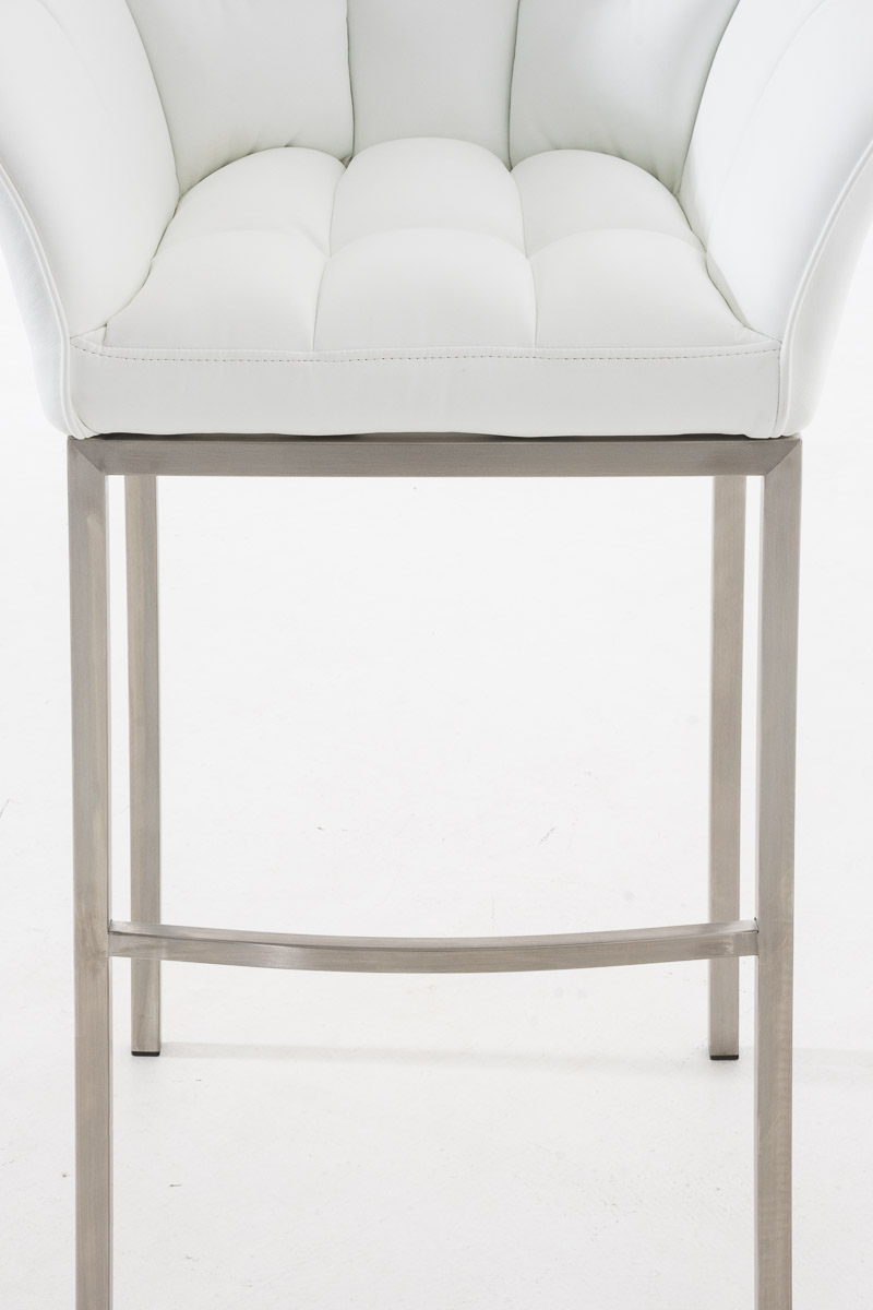 Barstol Damaso skinnlook med firbensramme