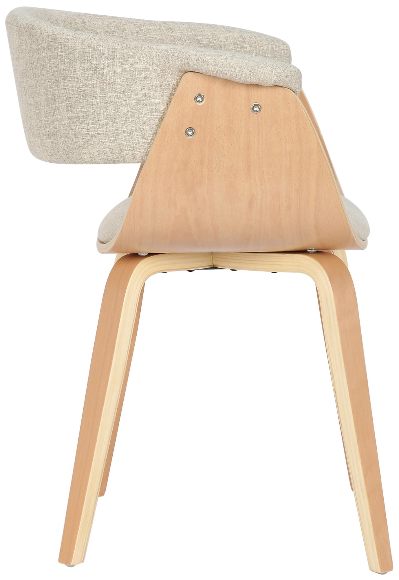 2 stk. spisestuestoler Bruce stoff