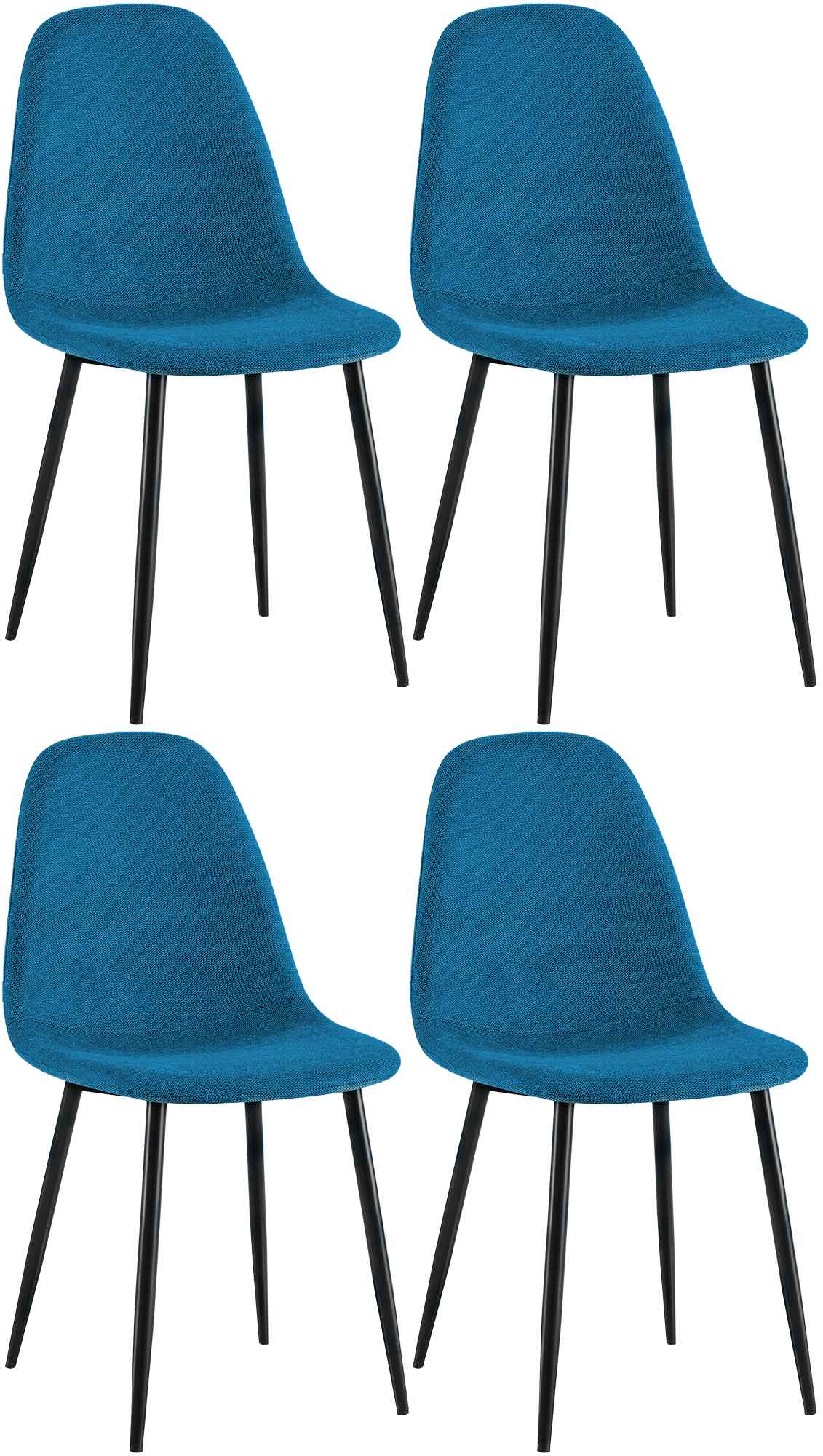Sett med 4 spisestoler Napier