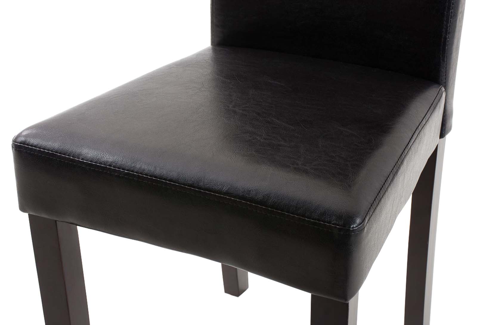 Sett med 6 spisestoler Ina i kunstskinn