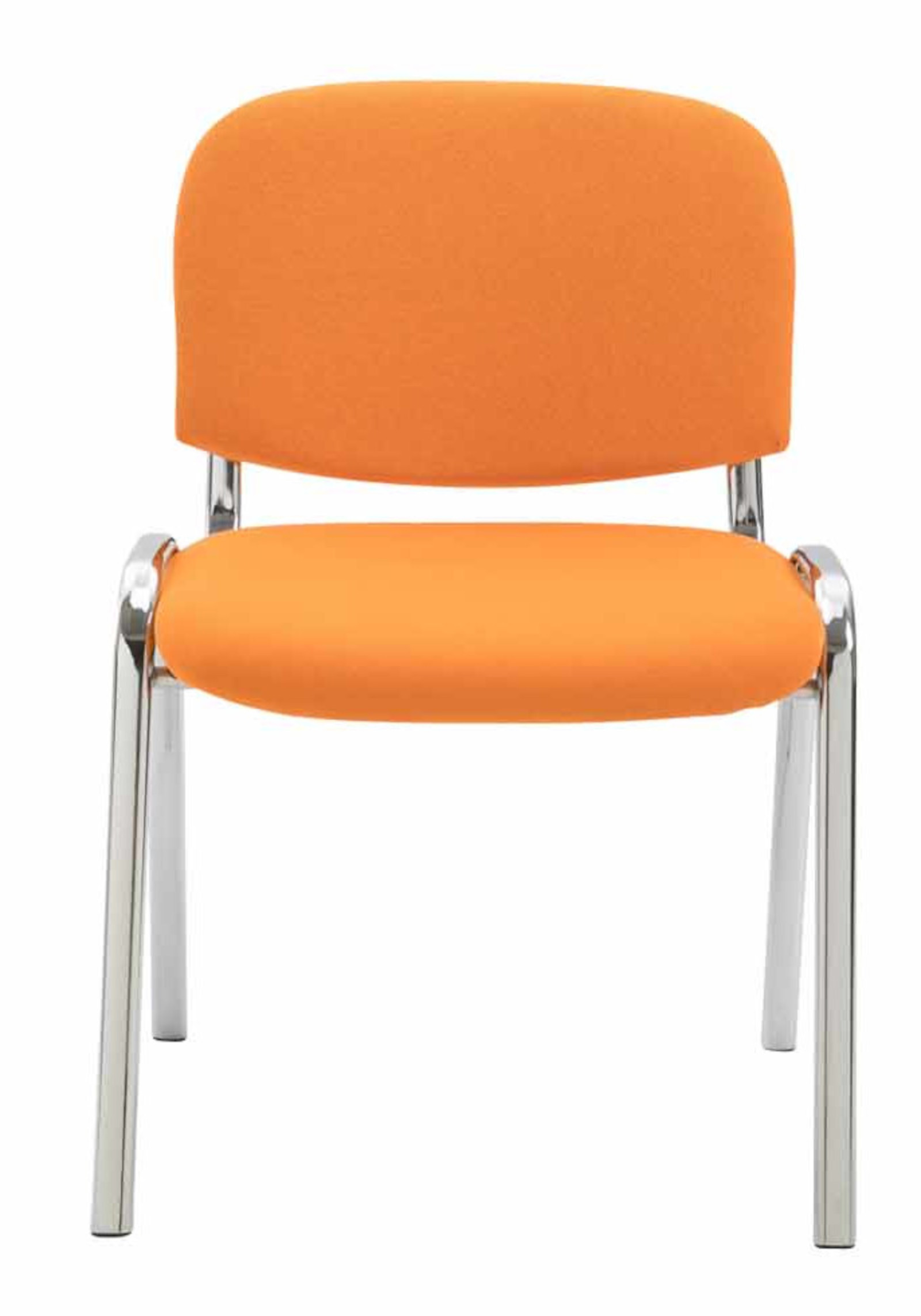 Sett med 4 stoler Ken Chrome stoff