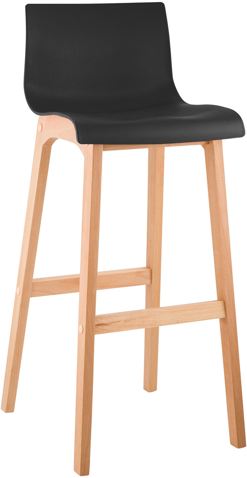 Barstol Hover Plastikk Naturfarget Ramme
