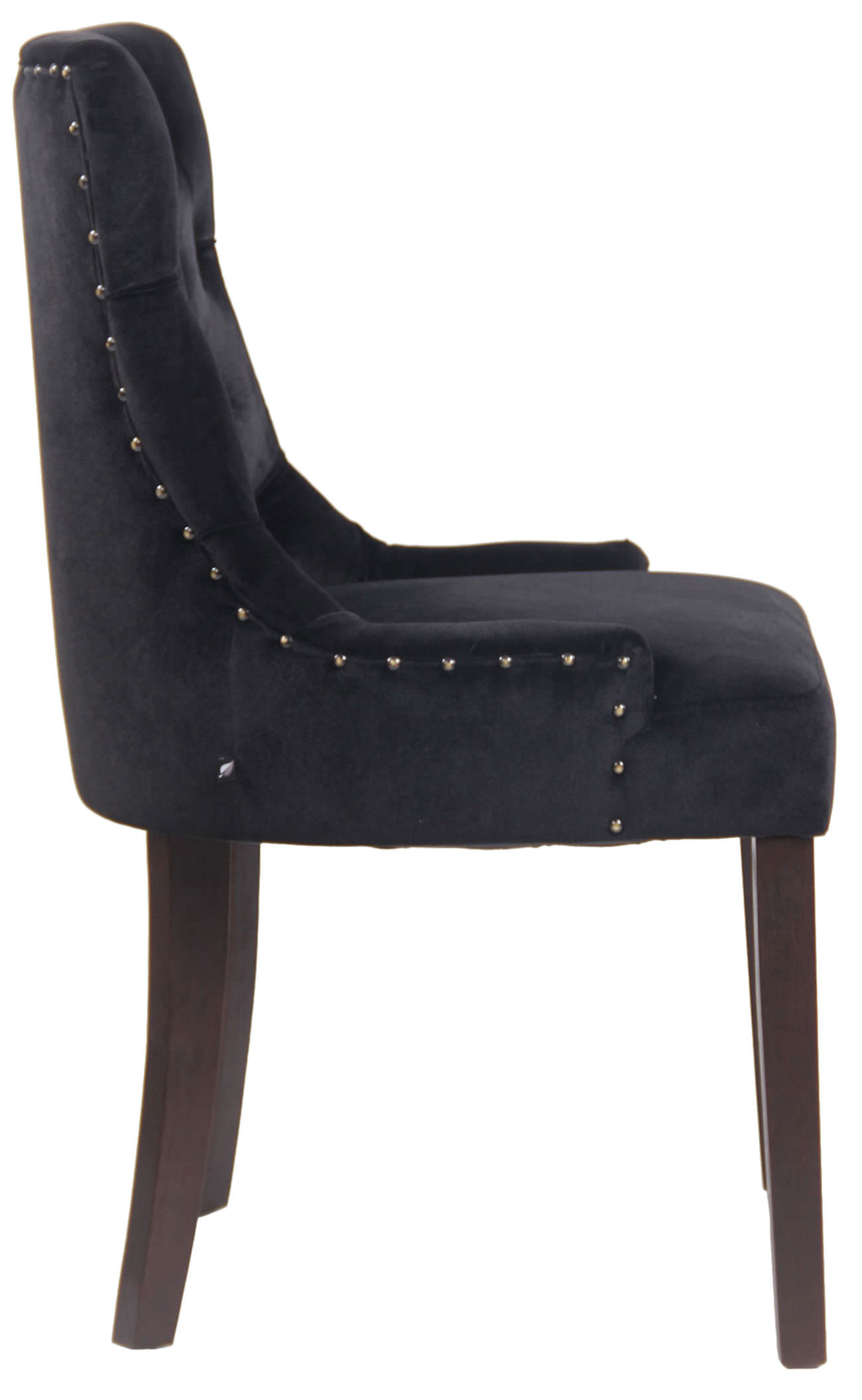 Sett med 4 spisestoler Aberdeen Velvet