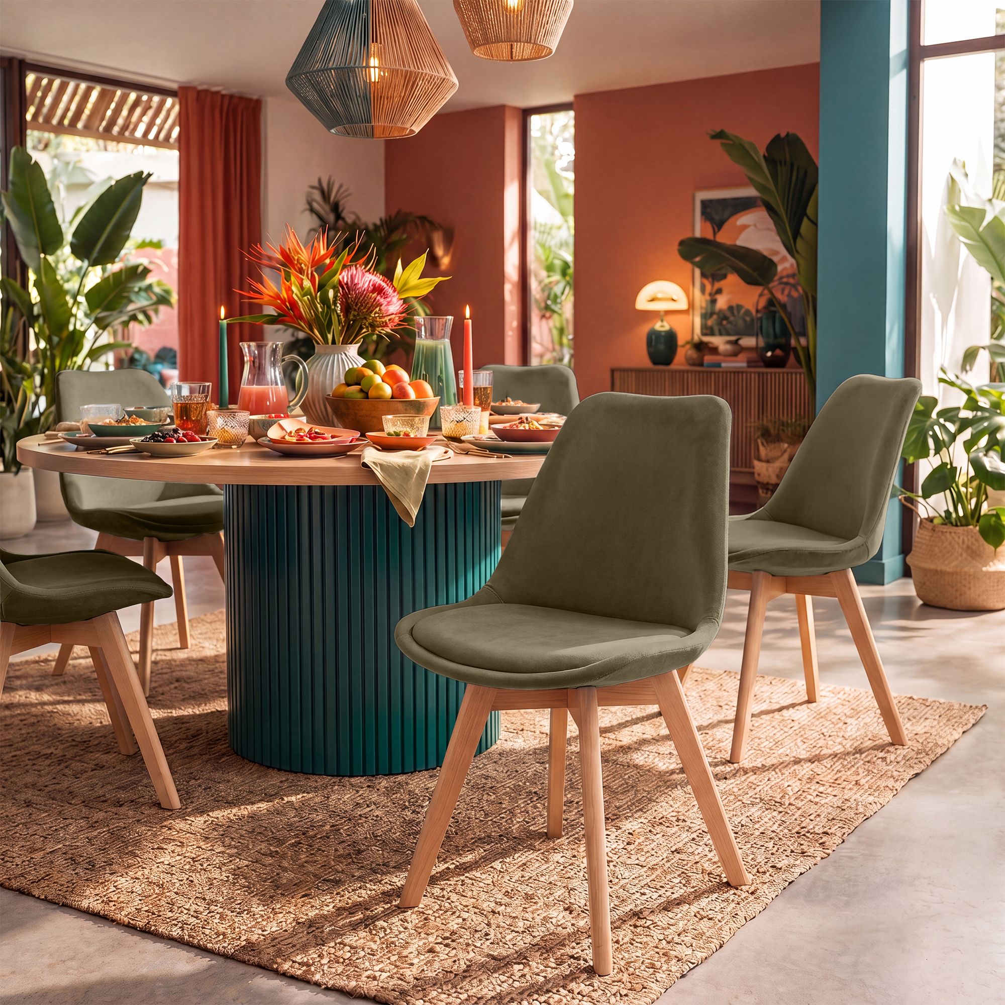 Spisestol Linares &ndash; komfortabel design for moderne hjem