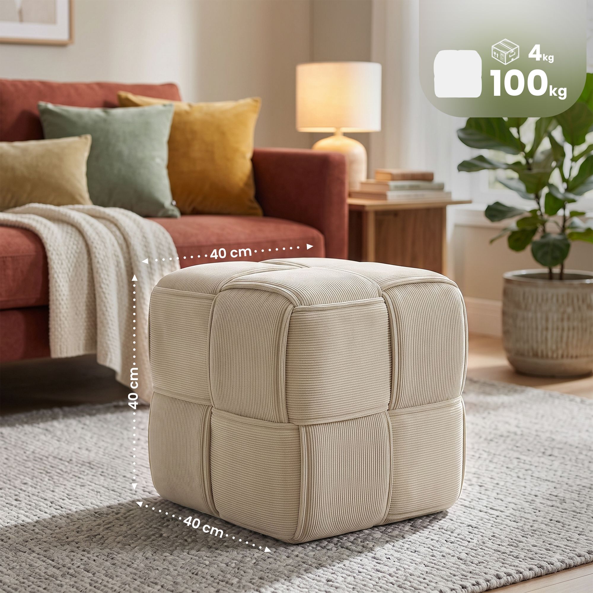 Sittepuff Cord Forinta
