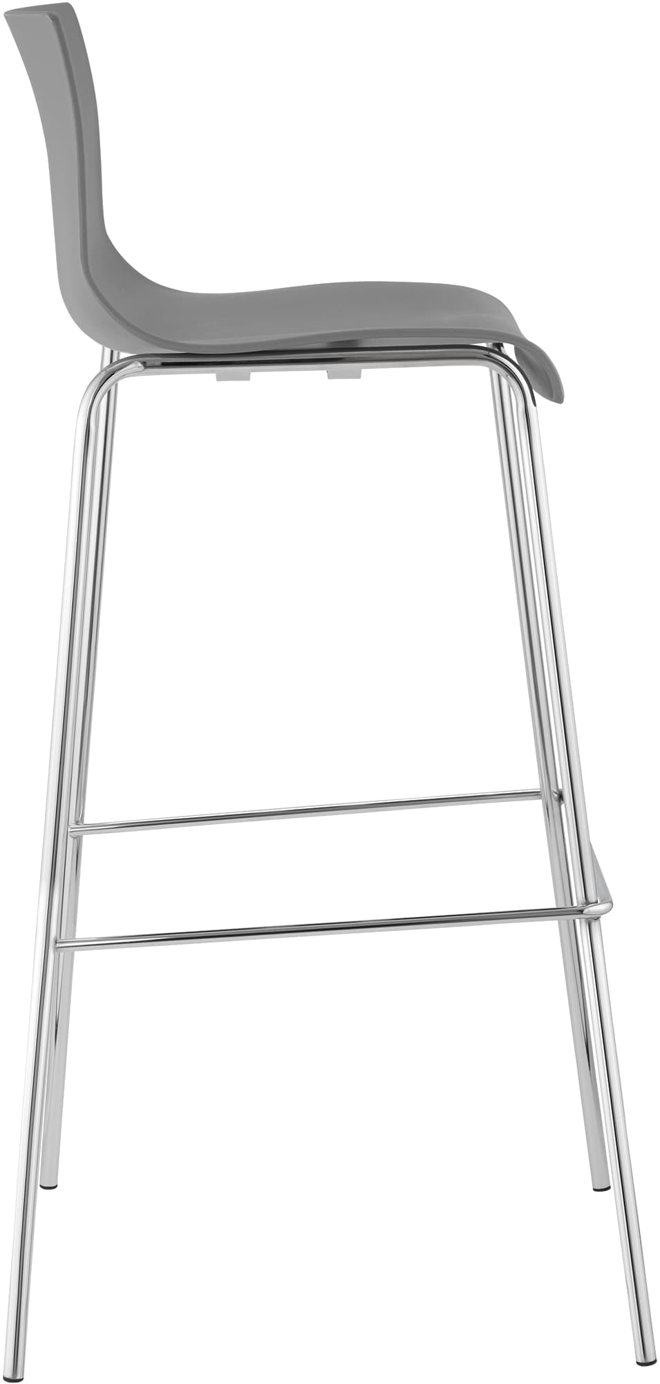 2-pk barstoler Hover i plast, 4-bens understell