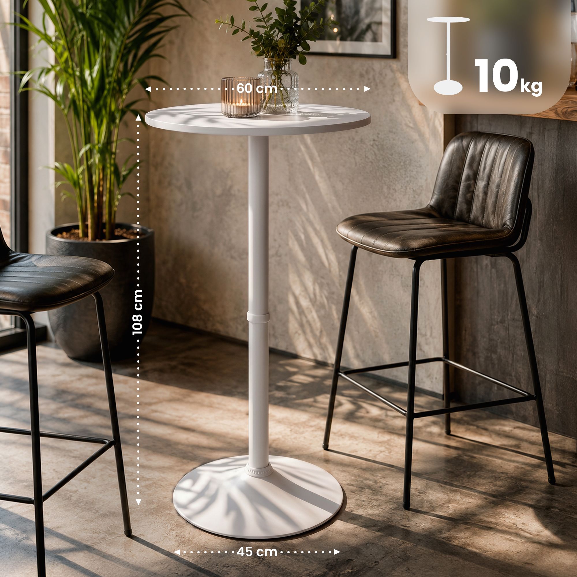 Ståbord rundt Ø 60 cm