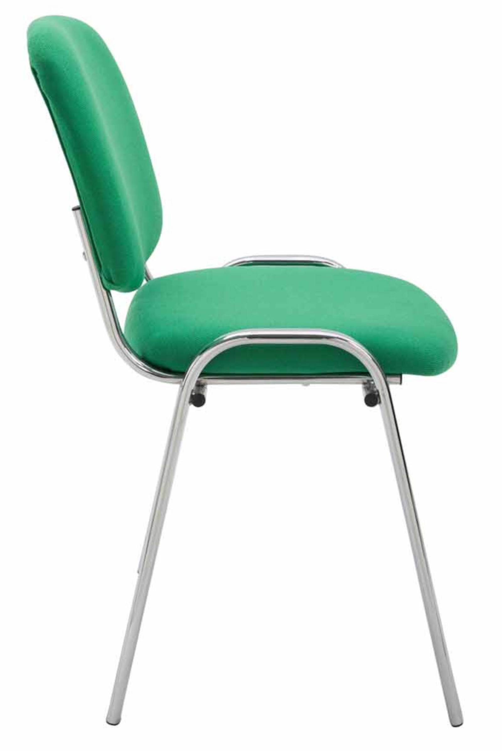 Sett med 4 stoler Ken Chrome stoff
