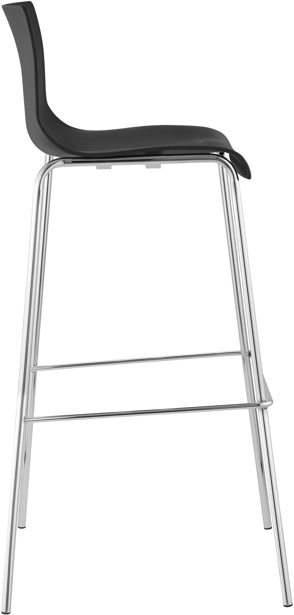 2-pk barstoler Hover i plast, 4-bens understell