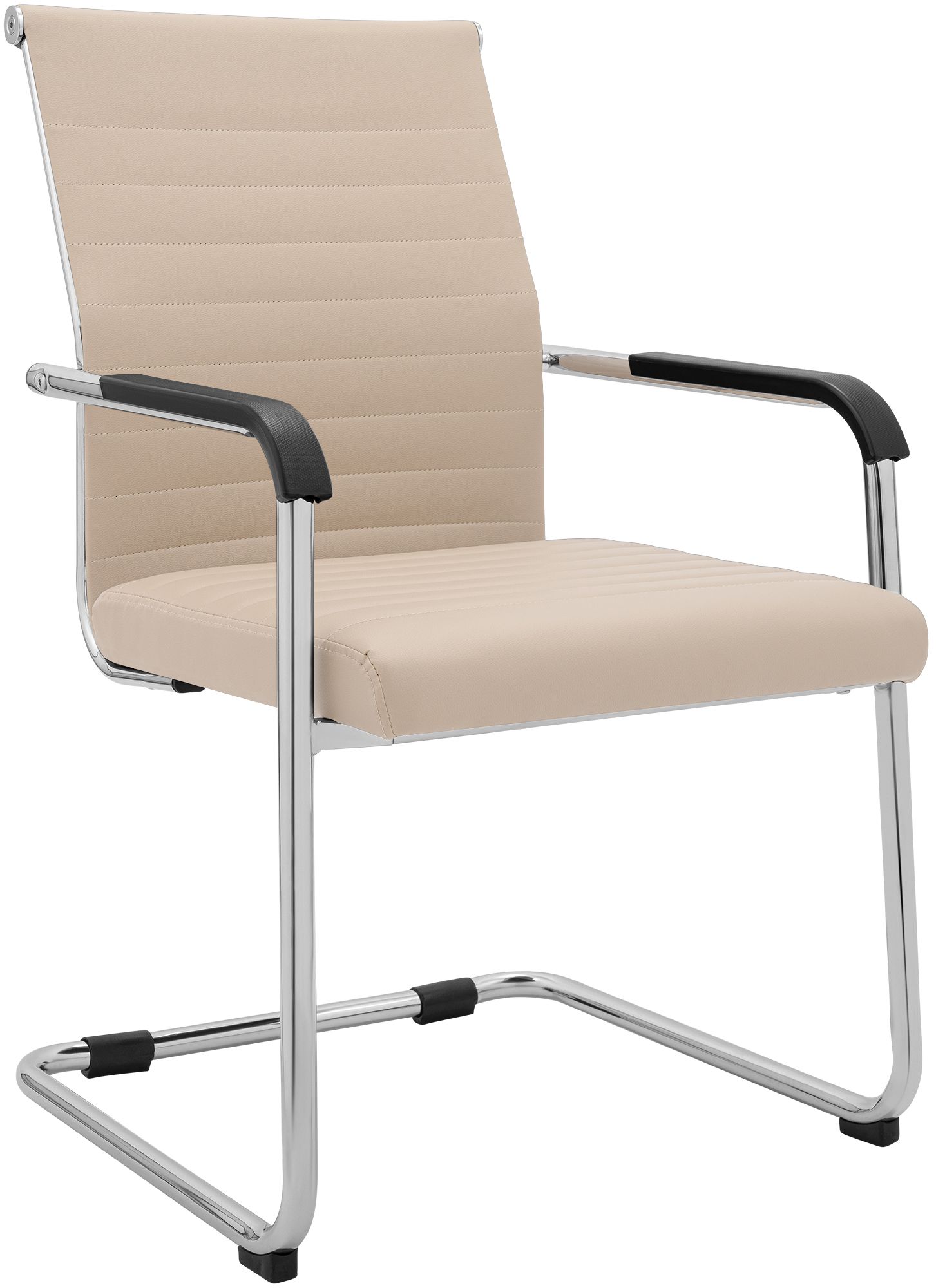 Freischwinger Hakon i skinnlook &ndash; moderne stol med komfort og stil til spiseplassen din