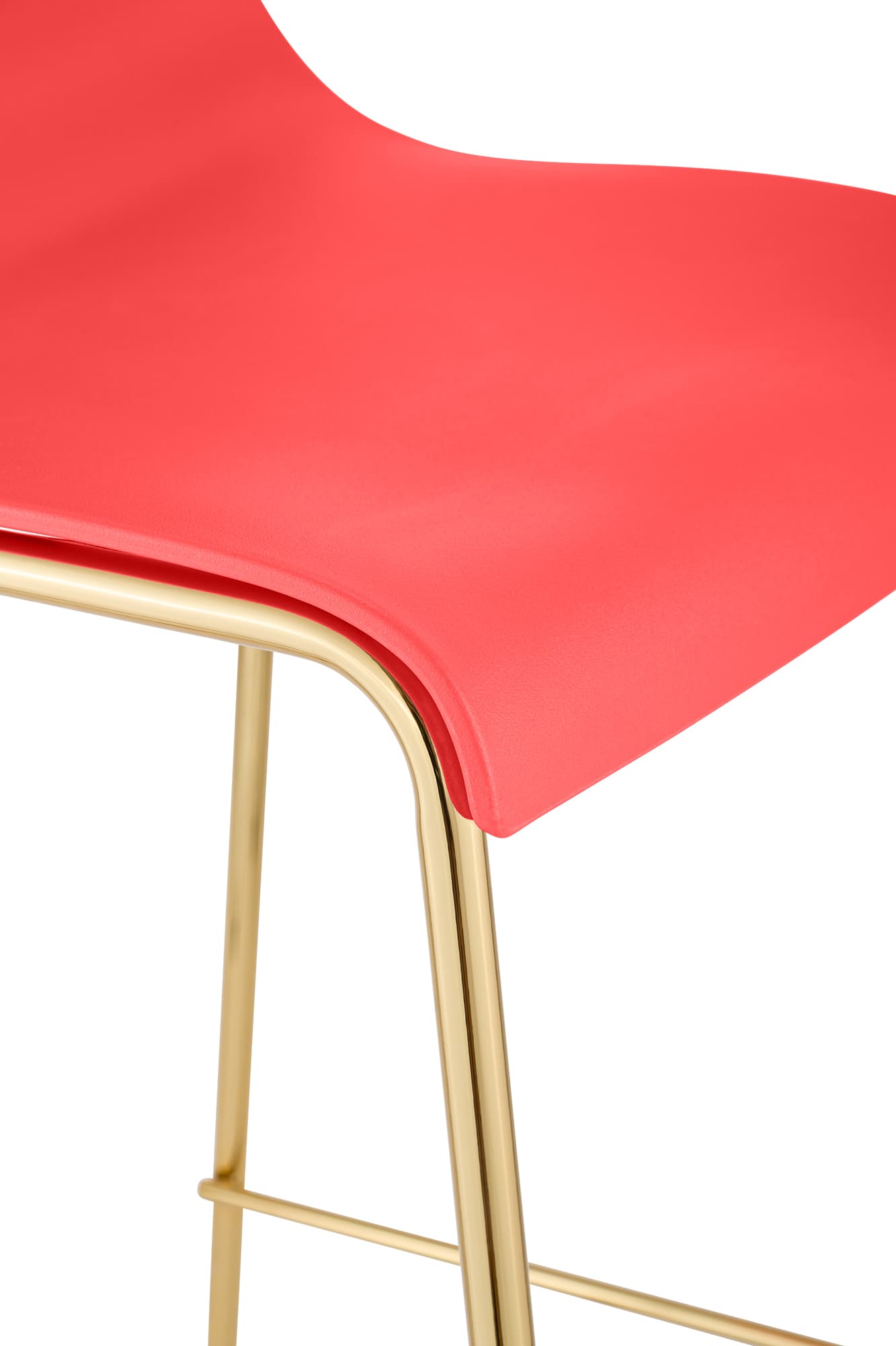 Barstol Hover Plast Gullfarget Ramme