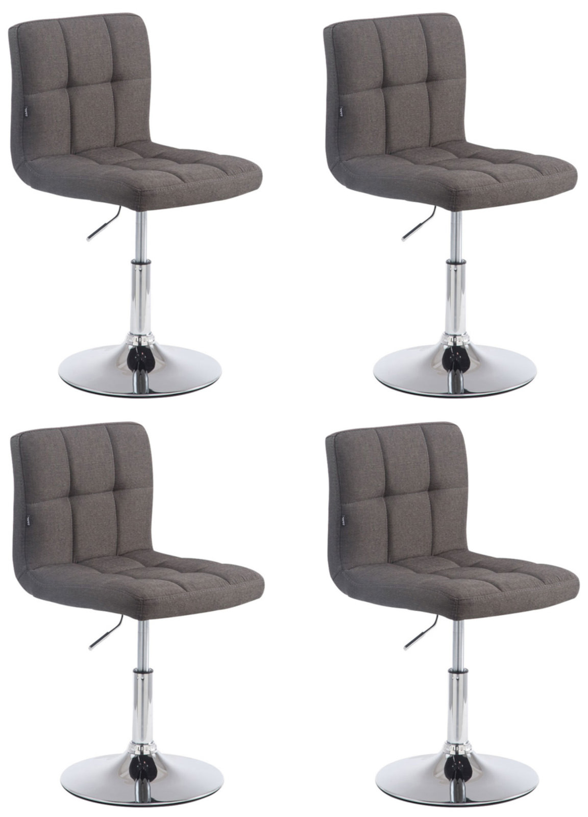 Sett med 4 Lounger Palma Stoff