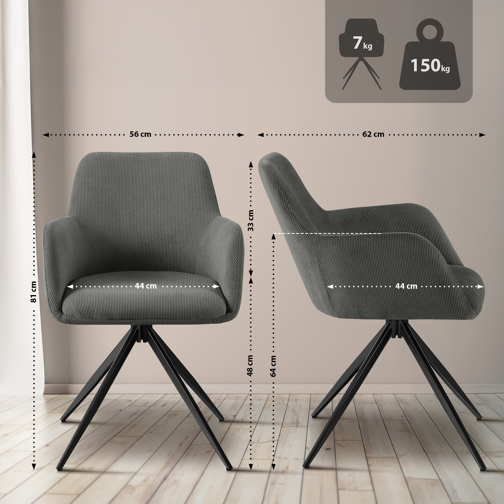 Olema Cord spisestol