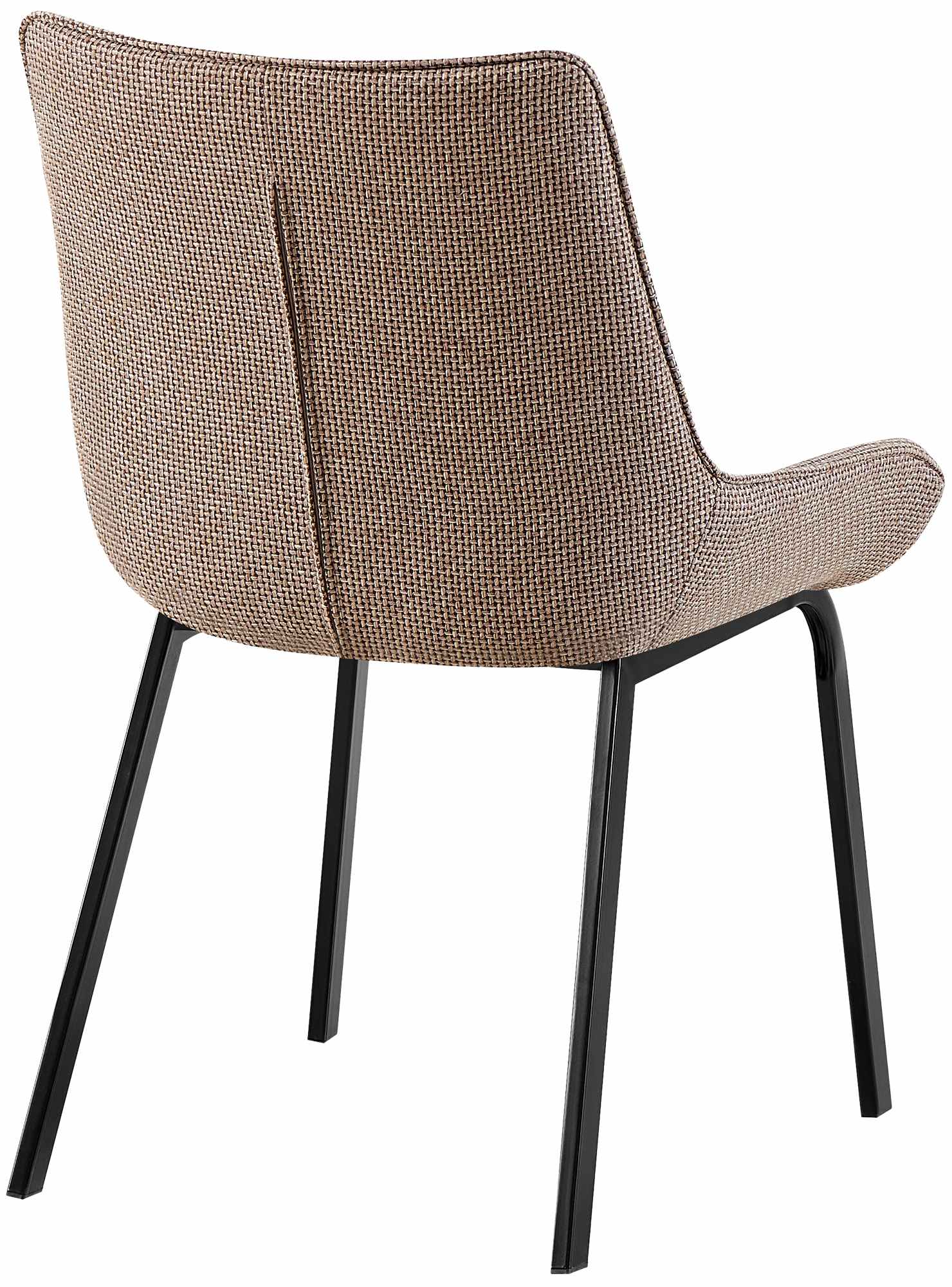 Sett med 4 spisestol Saranda stoff
