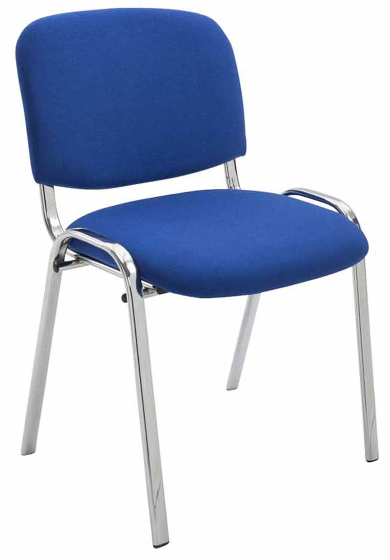 Sett med 4 stoler Ken Chrome stoff
