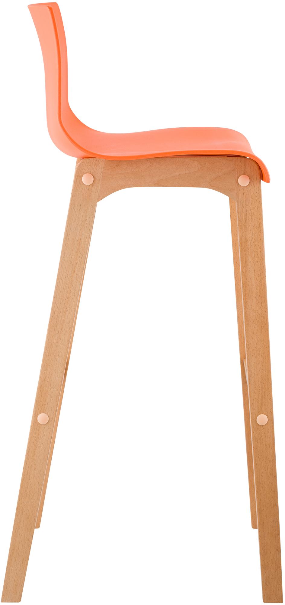 Barstol Hover Plastikk Naturfarget Ramme
