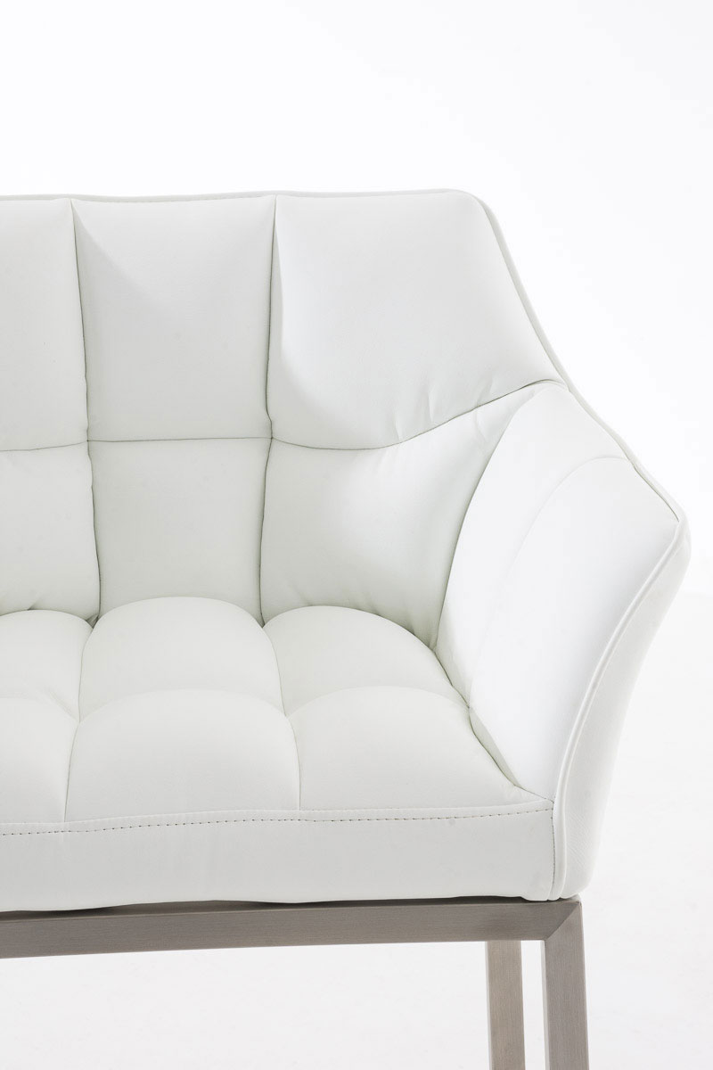 Barstol Damaso skinnlook med firbensramme