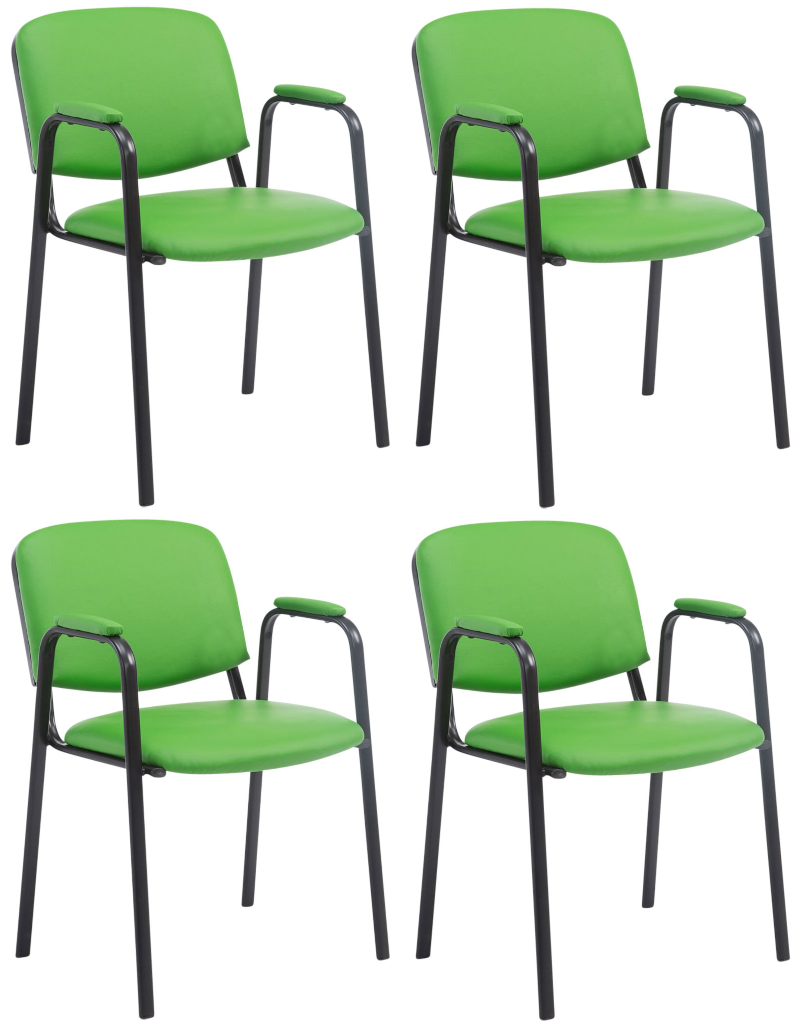 4-pk stablebare stoler Ken Pro i kunstskinn