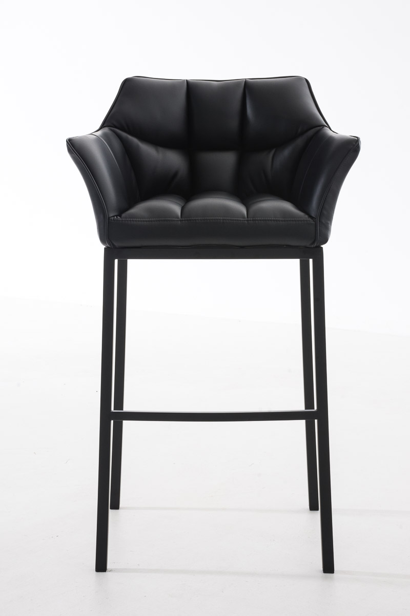 Barstol Damaso skinnlook med firbensramme