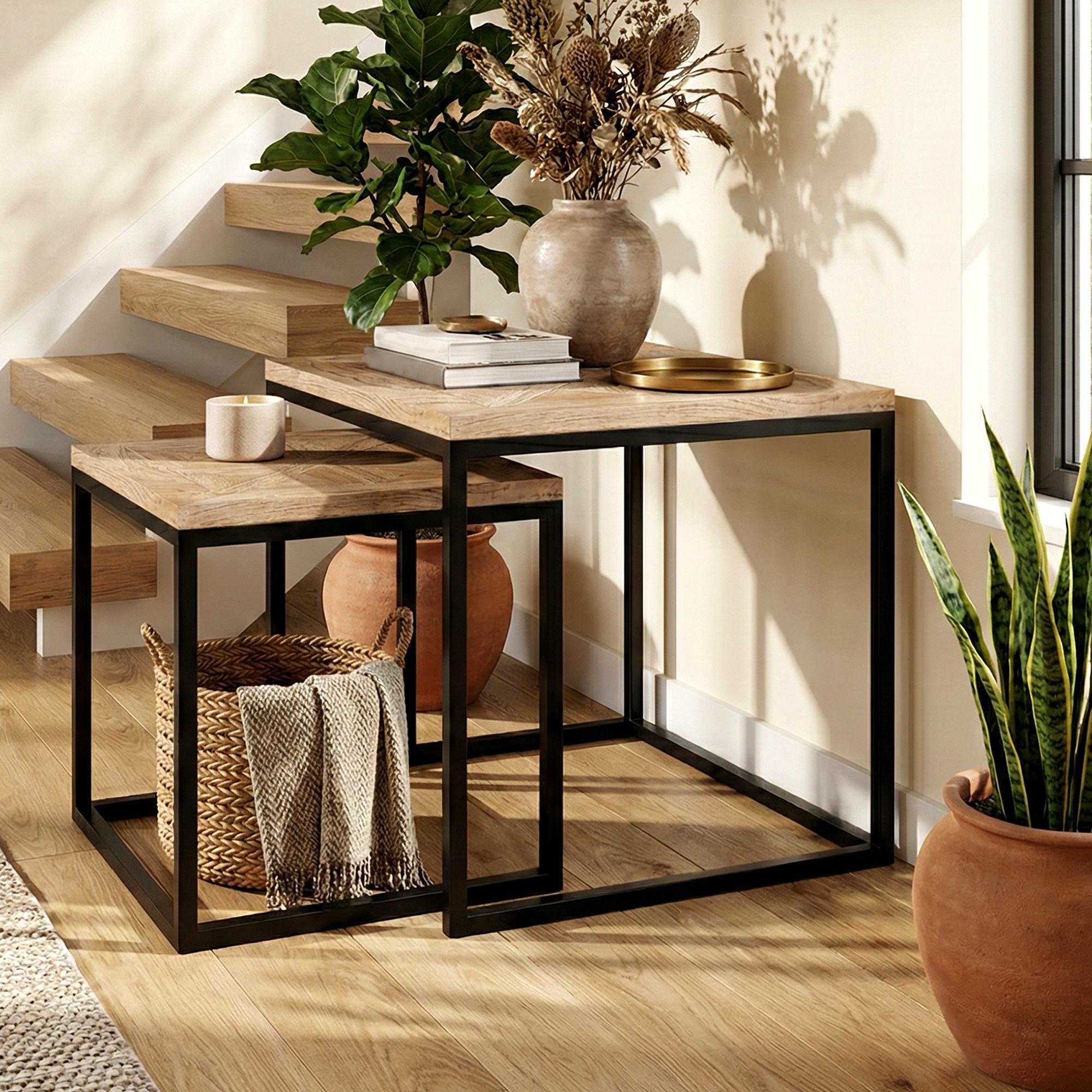 Sett med 2 sidebord Talero