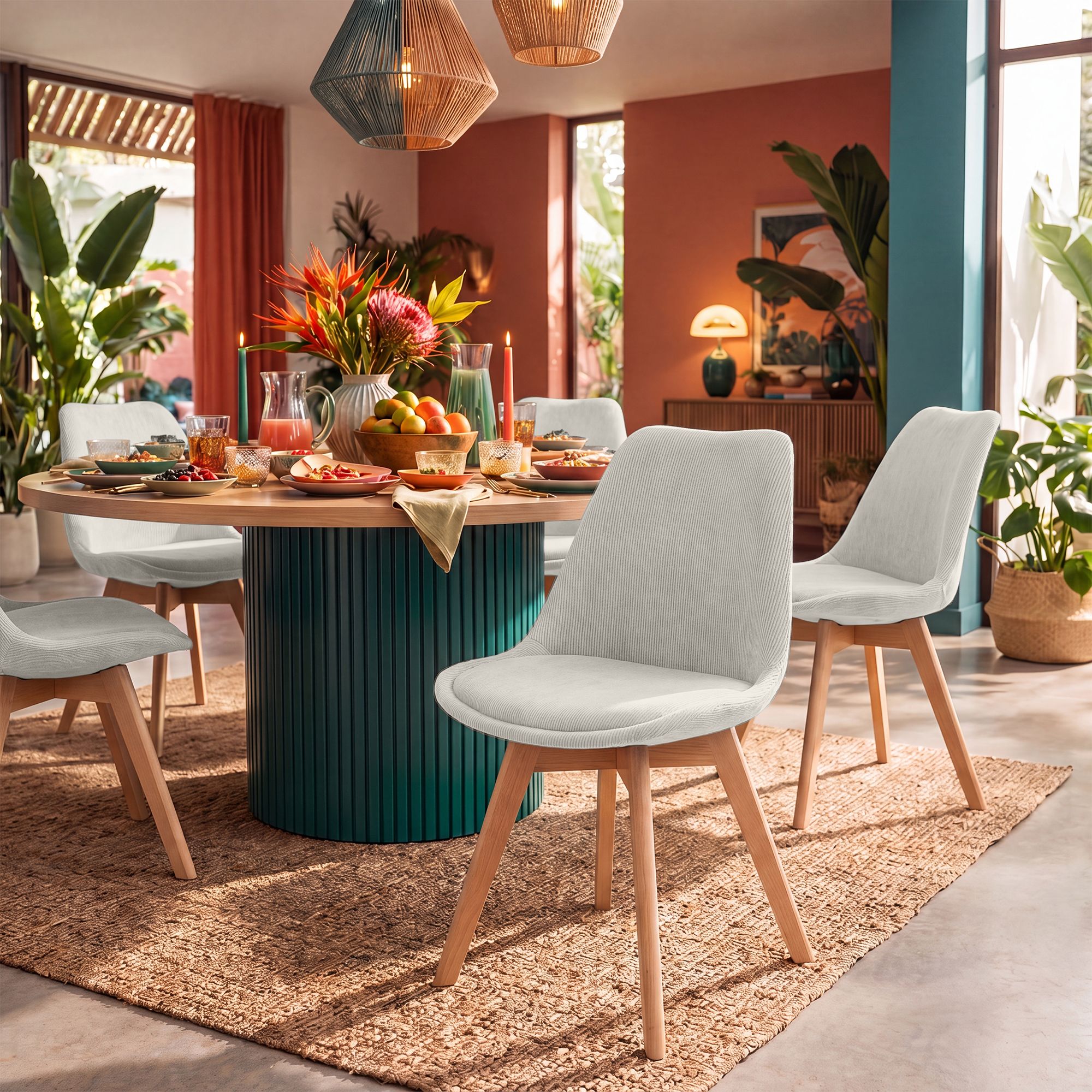 Spisestol Linares &ndash; komfortabel design for moderne hjem