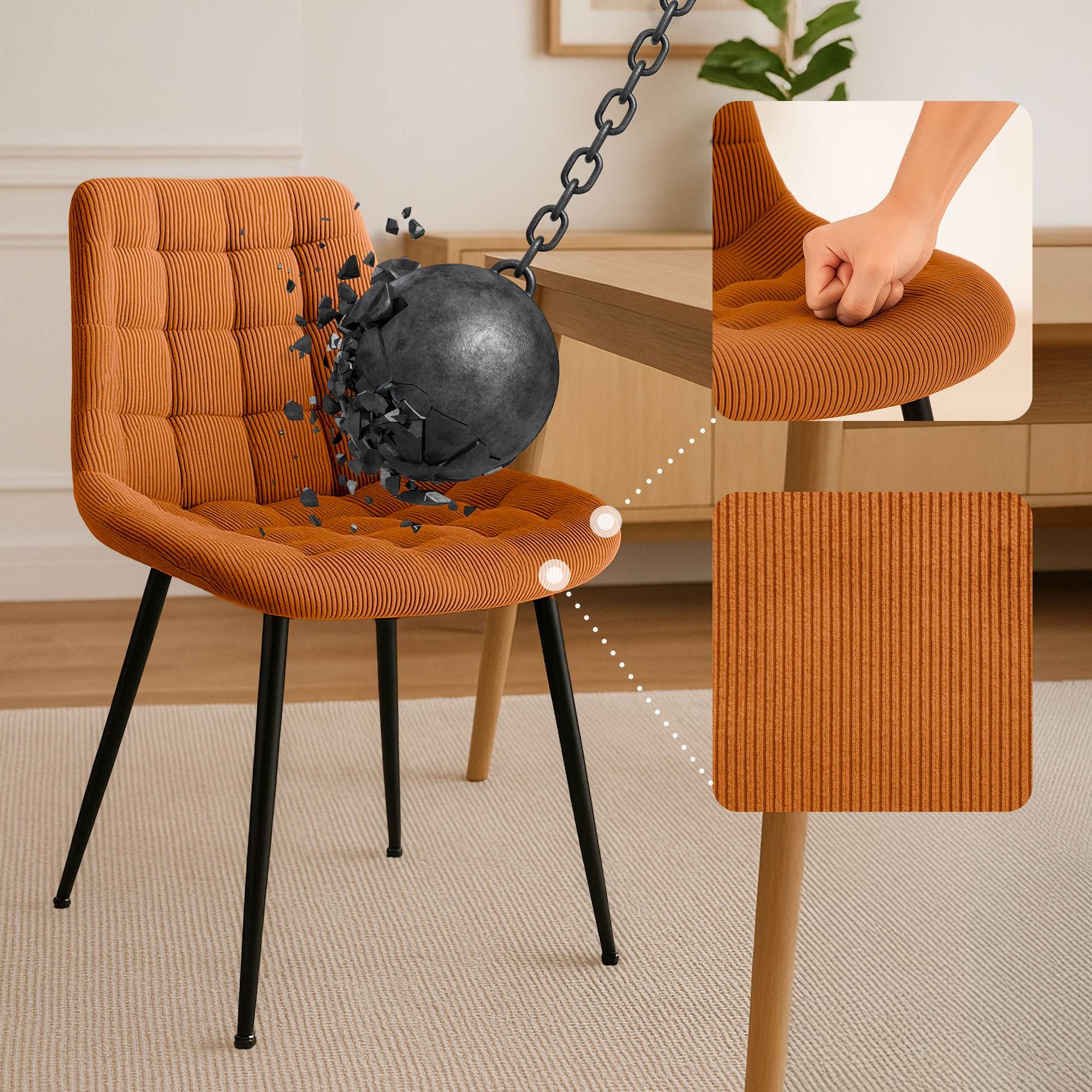 Spisestol Sardna Cord