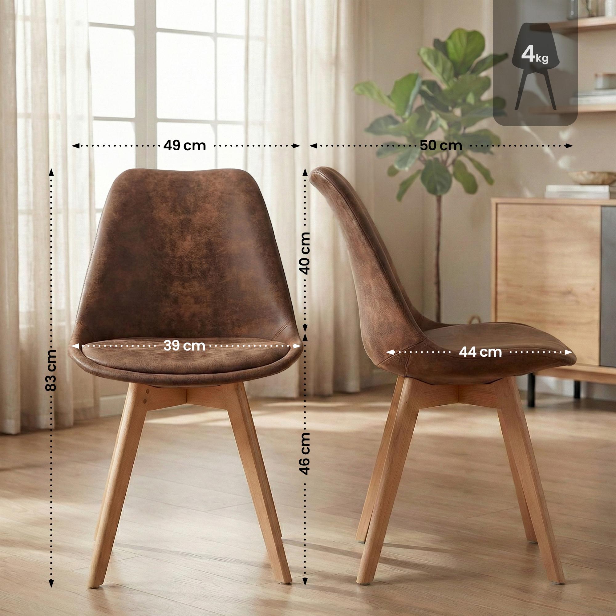 Spisestol Linares &ndash; komfortabel design for moderne hjem