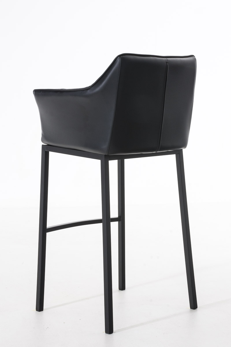 Barstol Damaso skinnlook med firbensramme