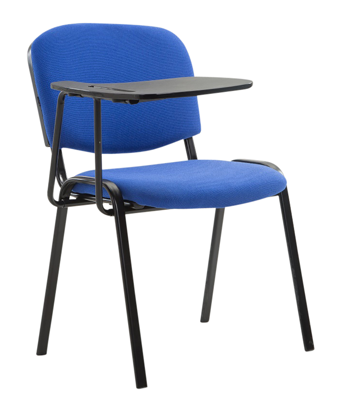 Sett med 4 Ken-stoler med sammenleggbart bord i stoff