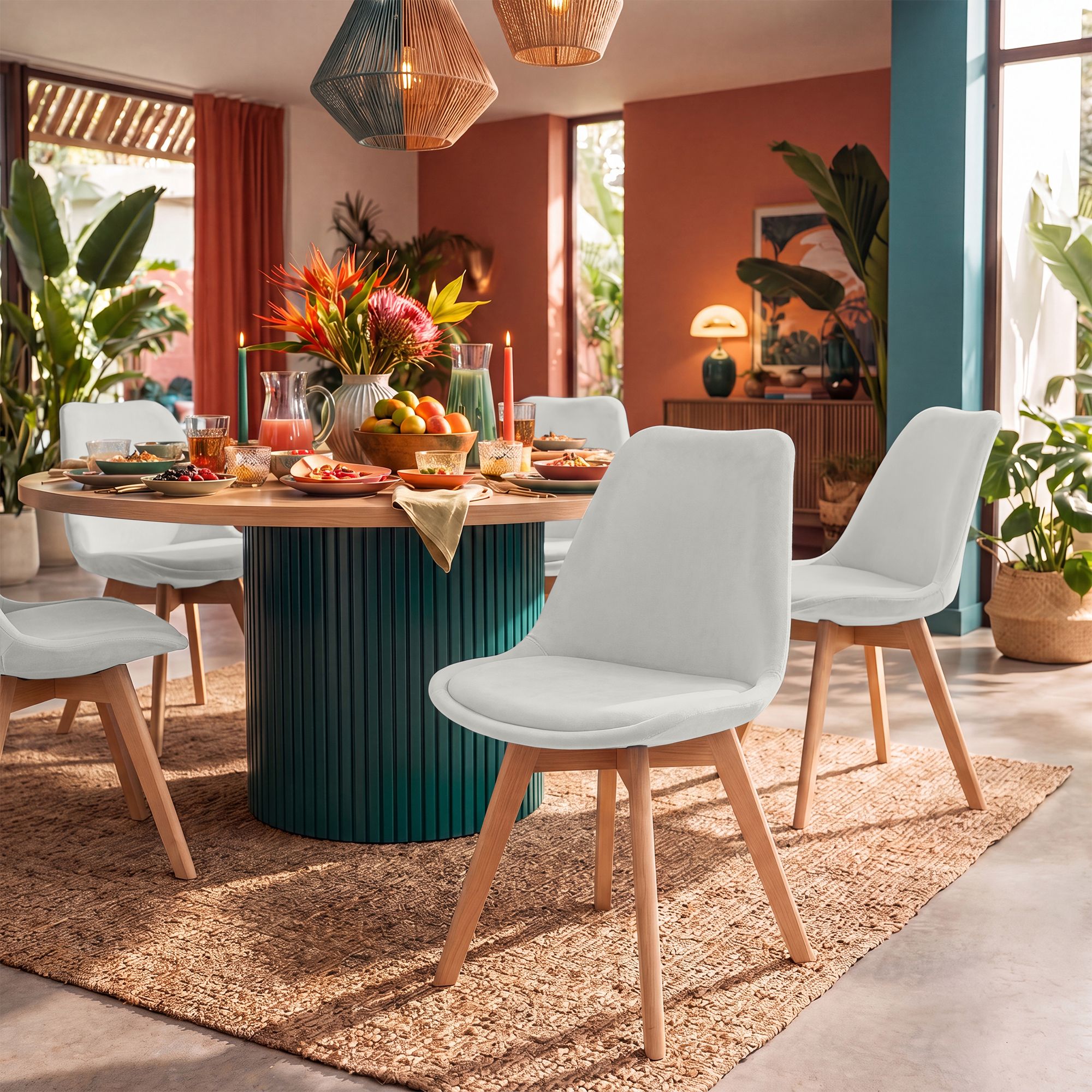 Spisestol Linares &ndash; komfortabel design for moderne hjem