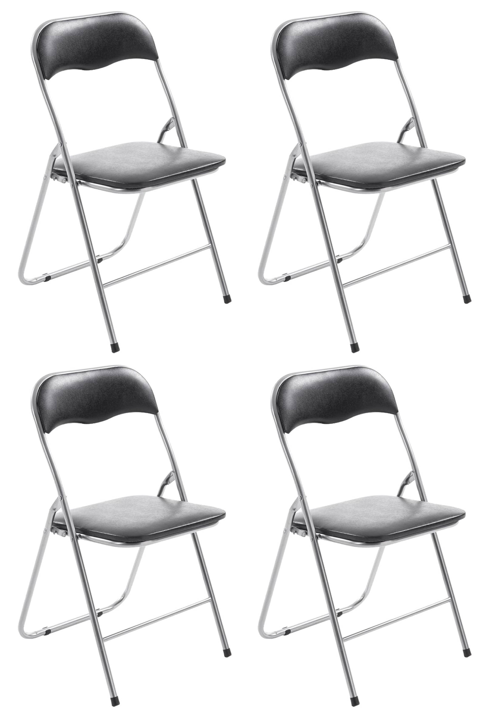 Sett med 4 sammenleggbare stoler Felix