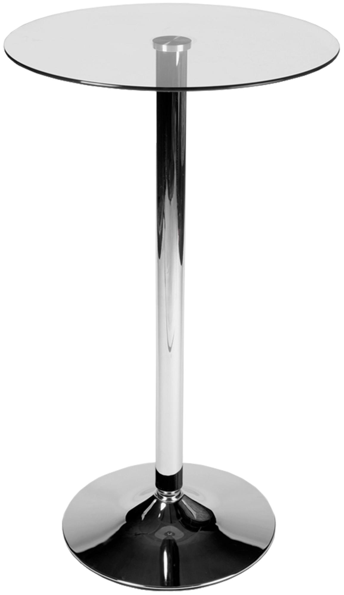 runder Glastisch Höhe 105 cm