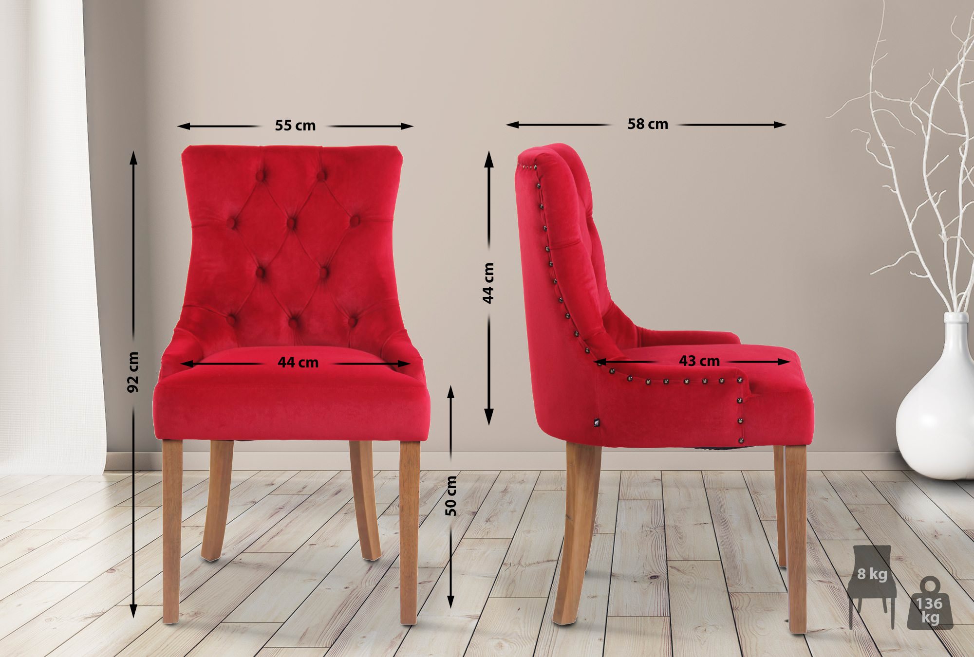 Spisestol Aberdeen Velvet