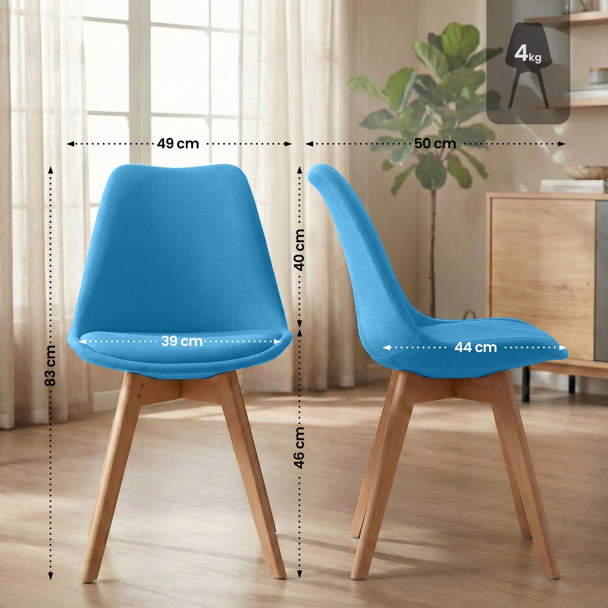 Spisestol Linares &ndash; komfortabel design for moderne hjem