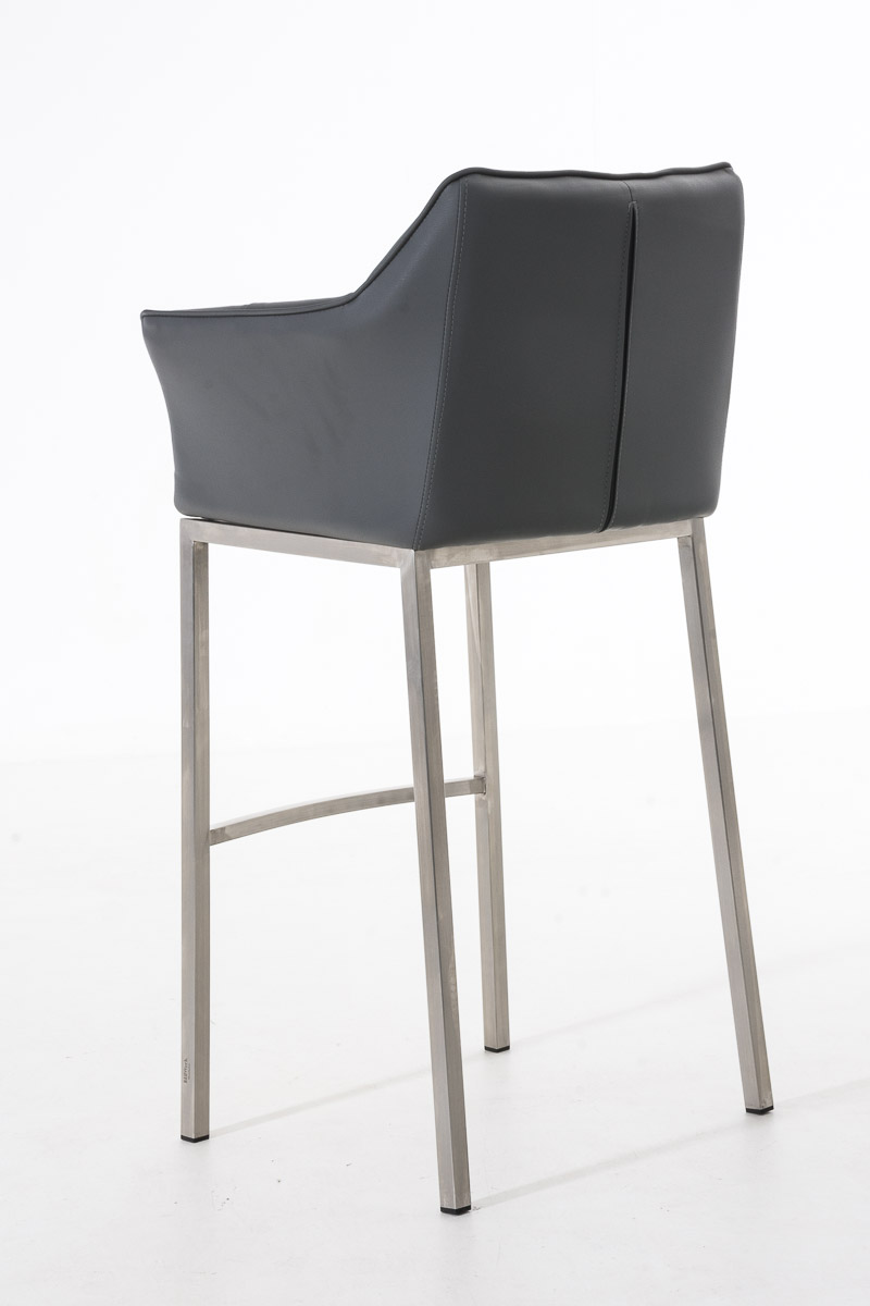 Barstol Damaso skinnlook med firbensramme