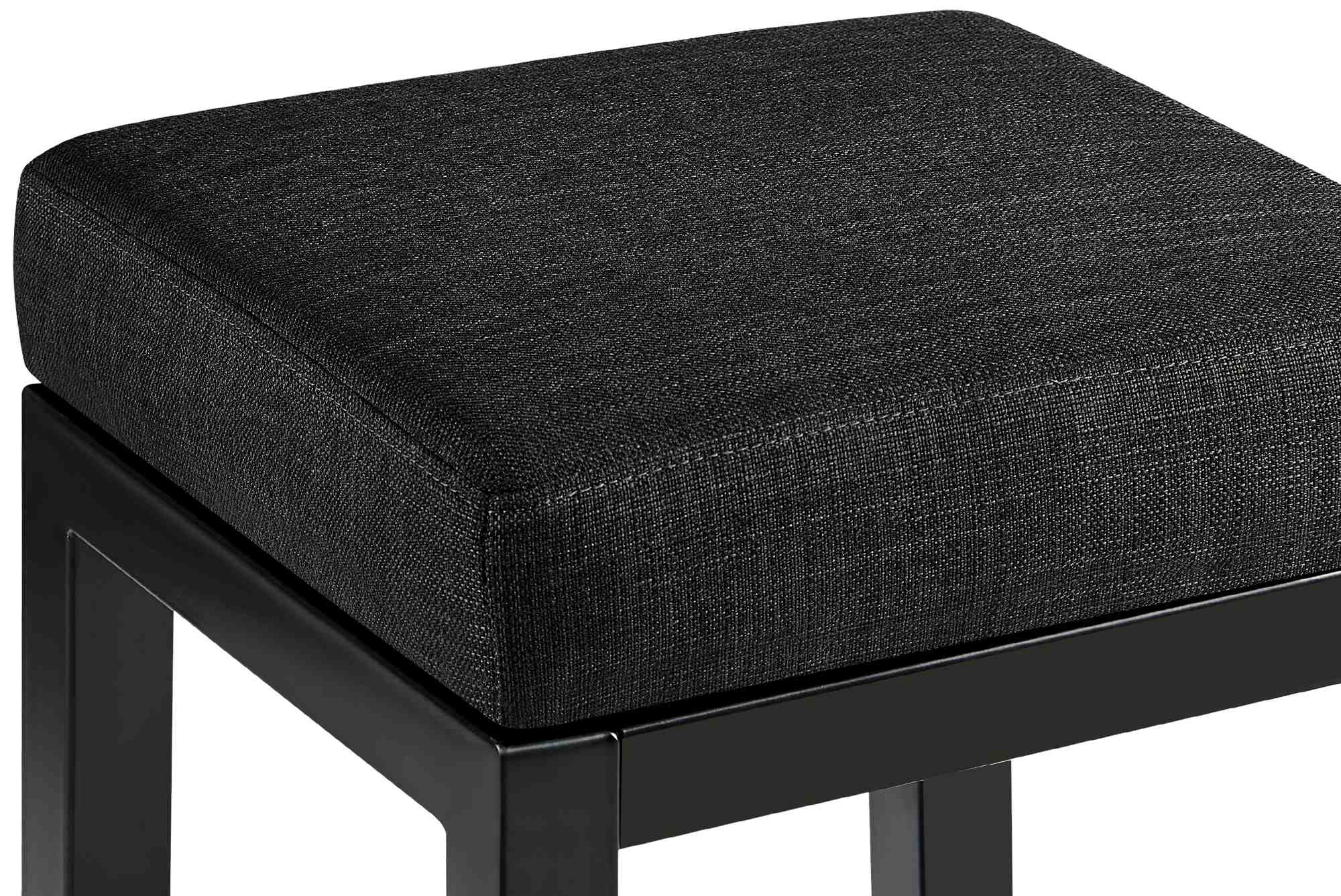 Barstol Taylor setehøyde 83 cm metallramme svart