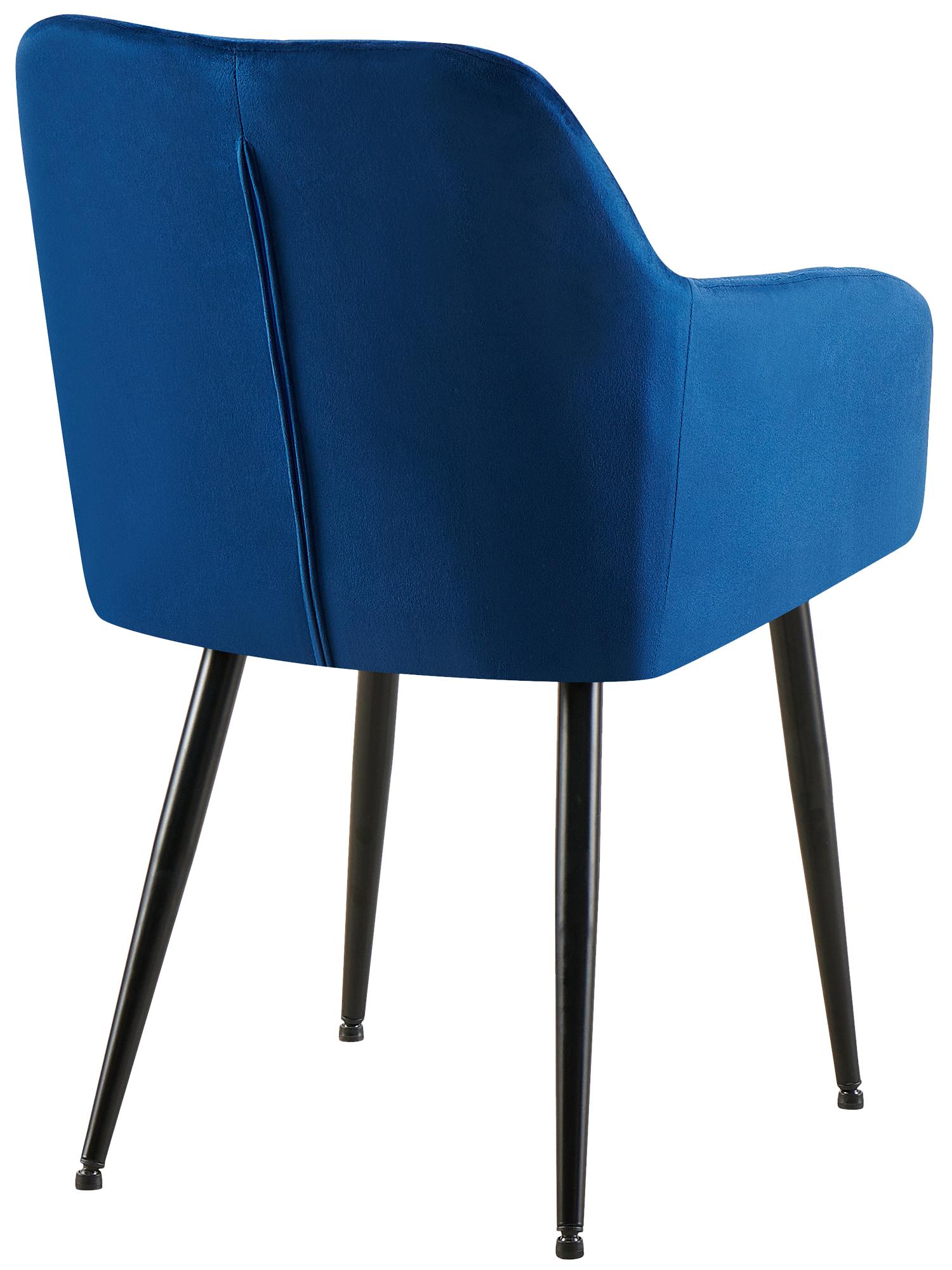 Sett med 2 spisestuestoler Monett fløyel