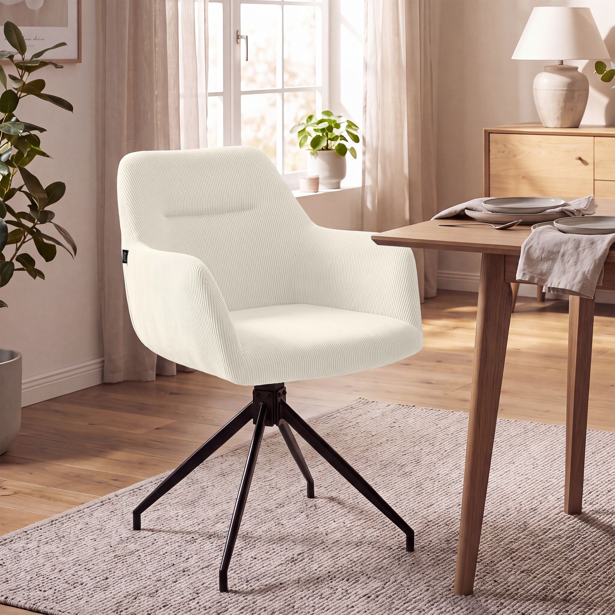 Spisestol Merlinda kordfløyel