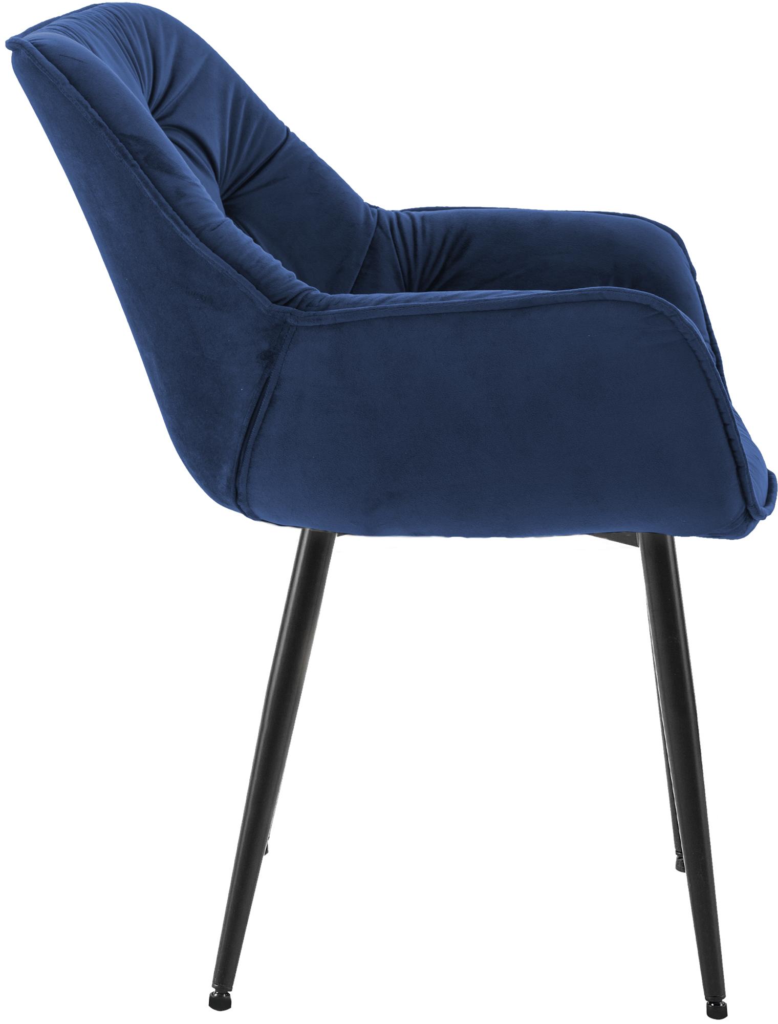 Sett med 4 stoler Tanna Velvet