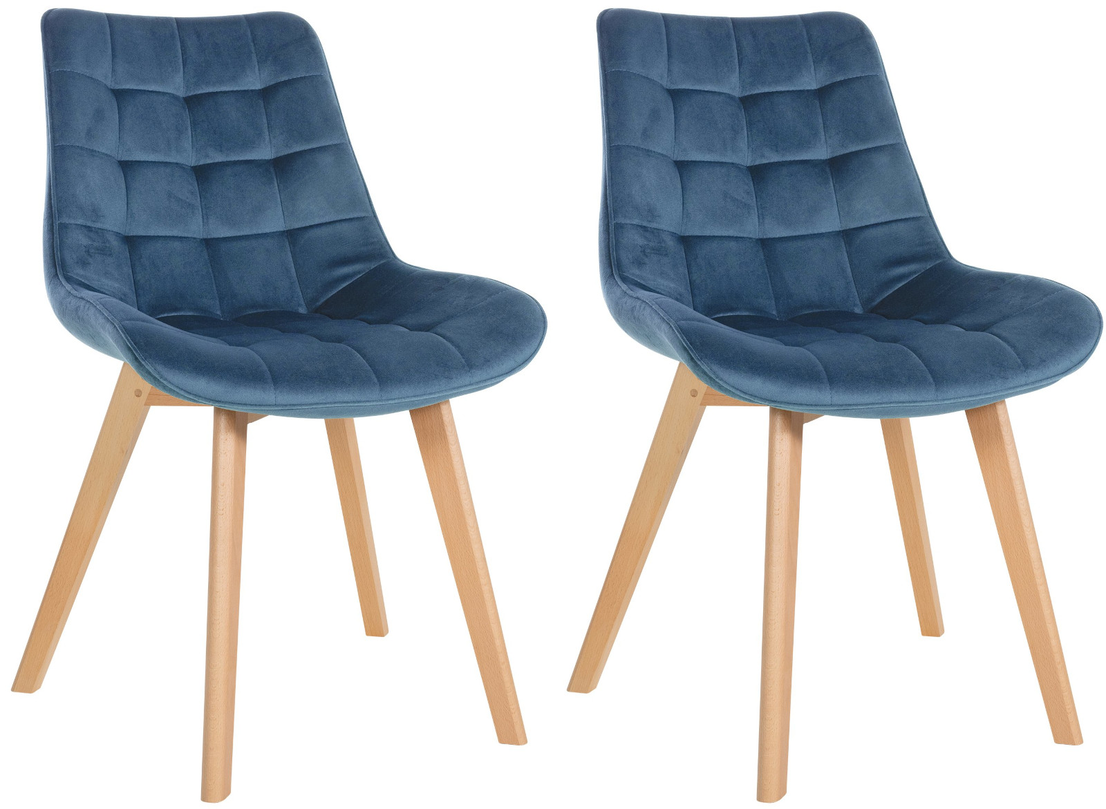 Sett med 2 stoler Brook velvet