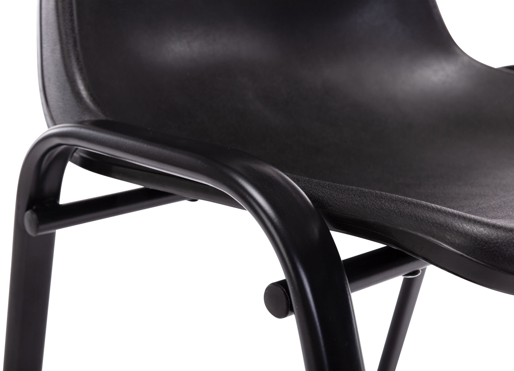 Sett med 4 stabelstoler Nowra plast