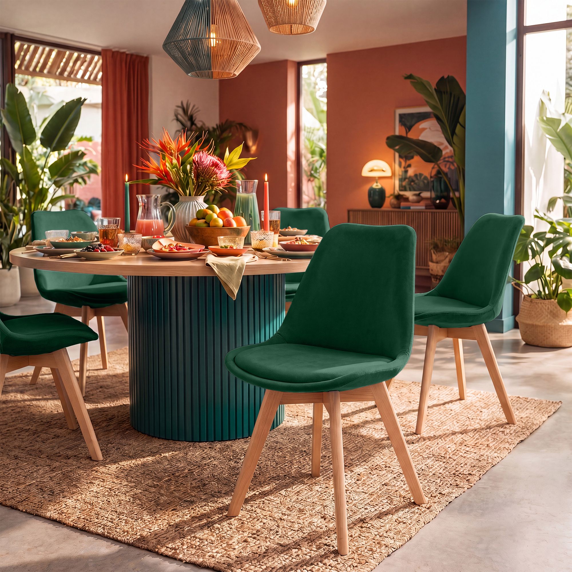 Spisestol Linares &ndash; komfortabel design for moderne hjem