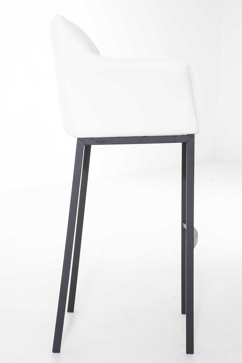 Barstol Damaso skinnlook med firbensramme