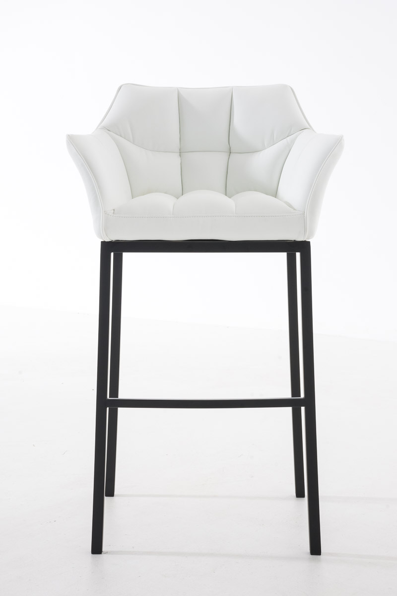 Barstol Damaso skinnlook med firbensramme