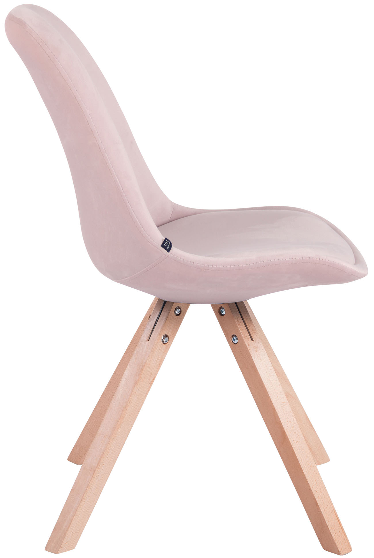 Sett med 4 stoler Toulouse Velvet Square