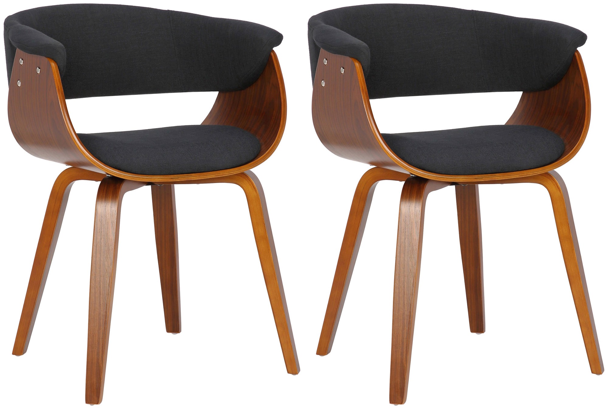 2 stk. spisestuestoler Bruce stoff