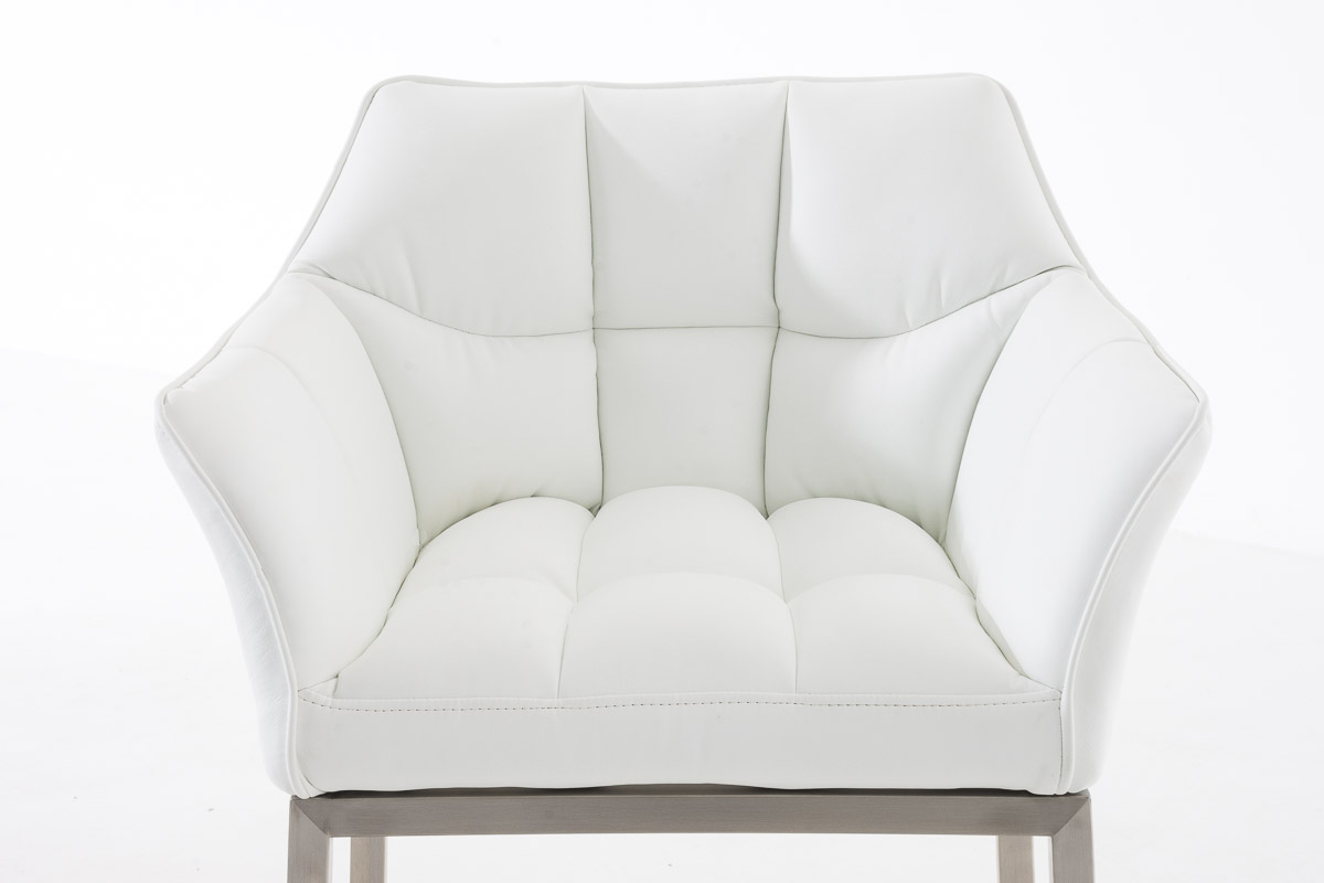 Barstol Damaso skinnlook med firbensramme