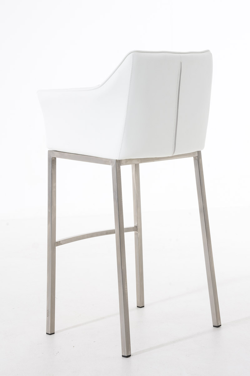 Barstol Damaso skinnlook med firbensramme