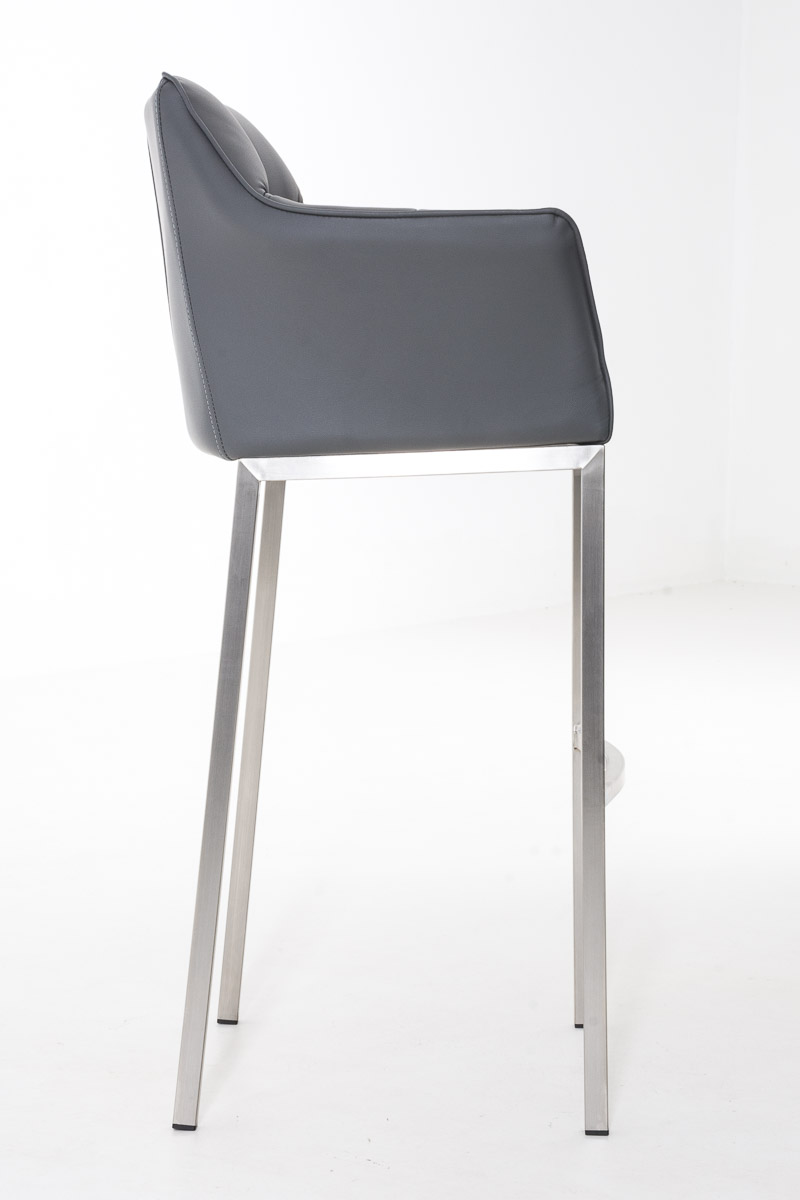 Barstol Damaso skinnlook med firbensramme